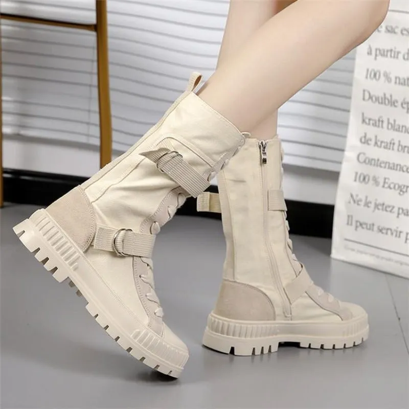 "Megan" Lässige Schnürstiefel