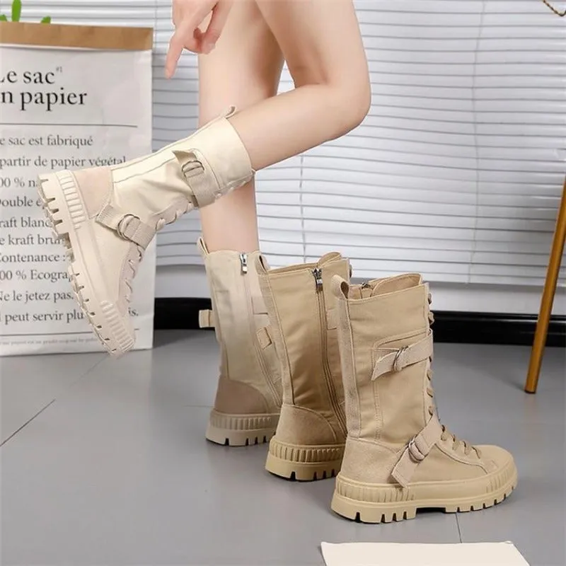 "Megan" Lässige Schnürstiefel