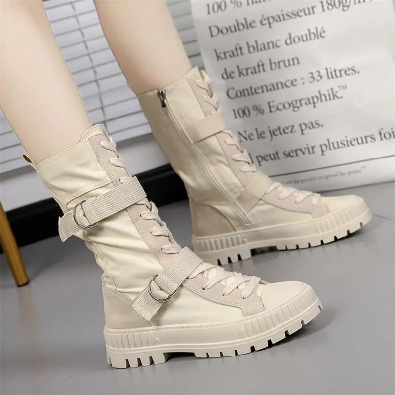 "Megan" Lässige Schnürstiefel