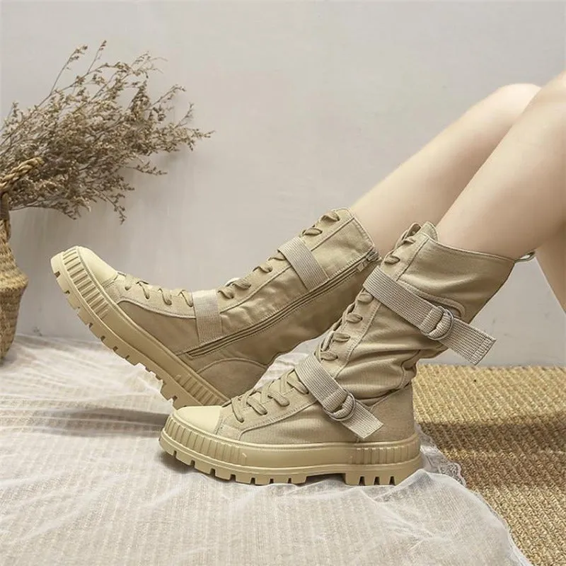 "Megan" Lässige Schnürstiefel