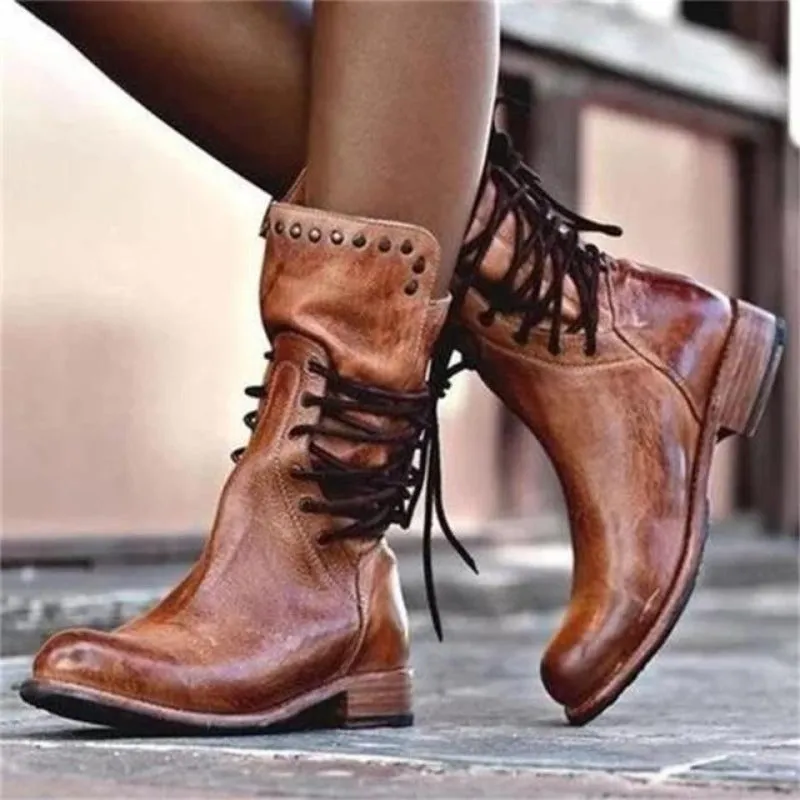 "Nadine" Vintage Stiefelette