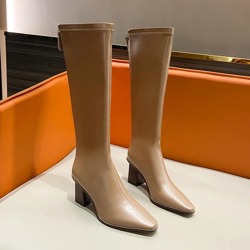 "Sandra" Eleganter Designer-Stiefel