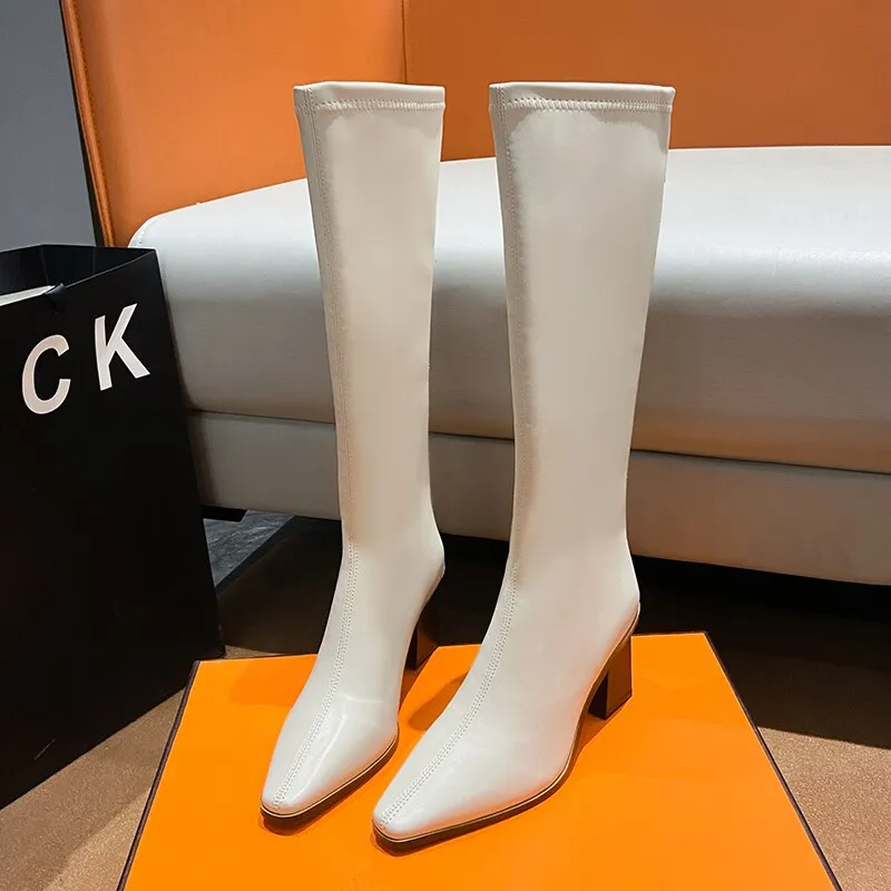 "Sandra" Eleganter Designer-Stiefel