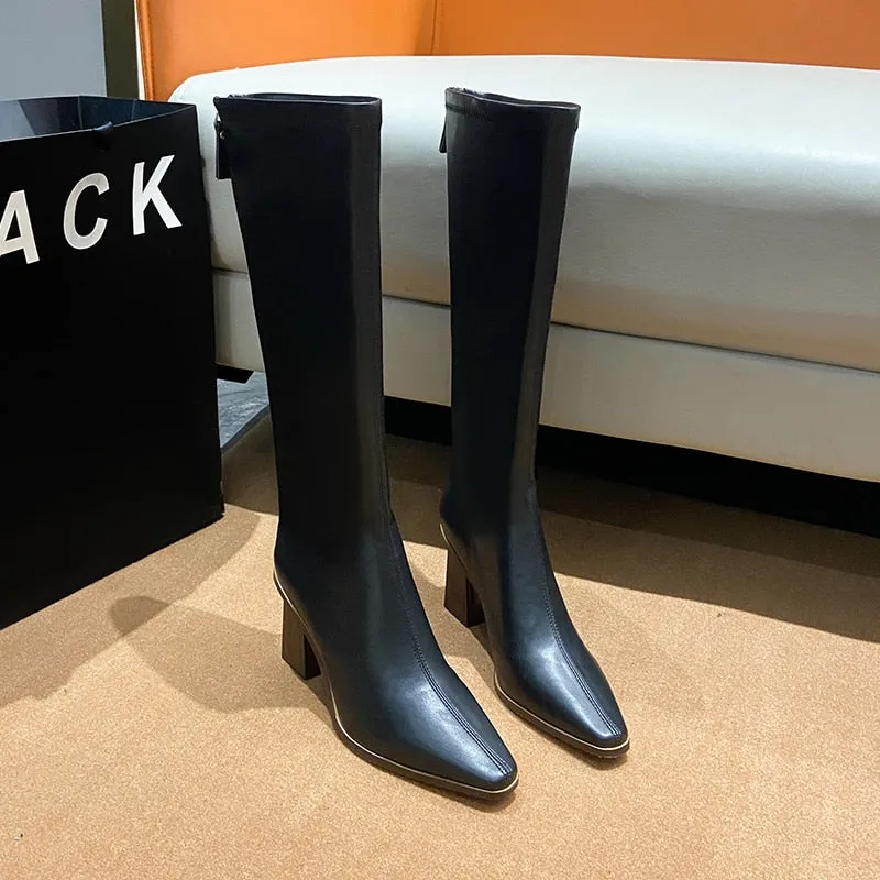"Sandra" Eleganter Designer-Stiefel