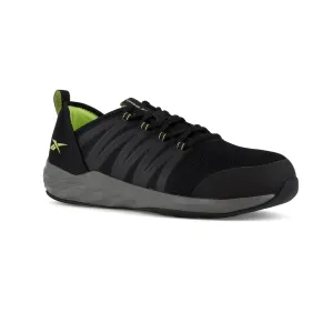 Reebok Men's Astroride Steel Toe Athletic Work Shoe- Black- RB2214