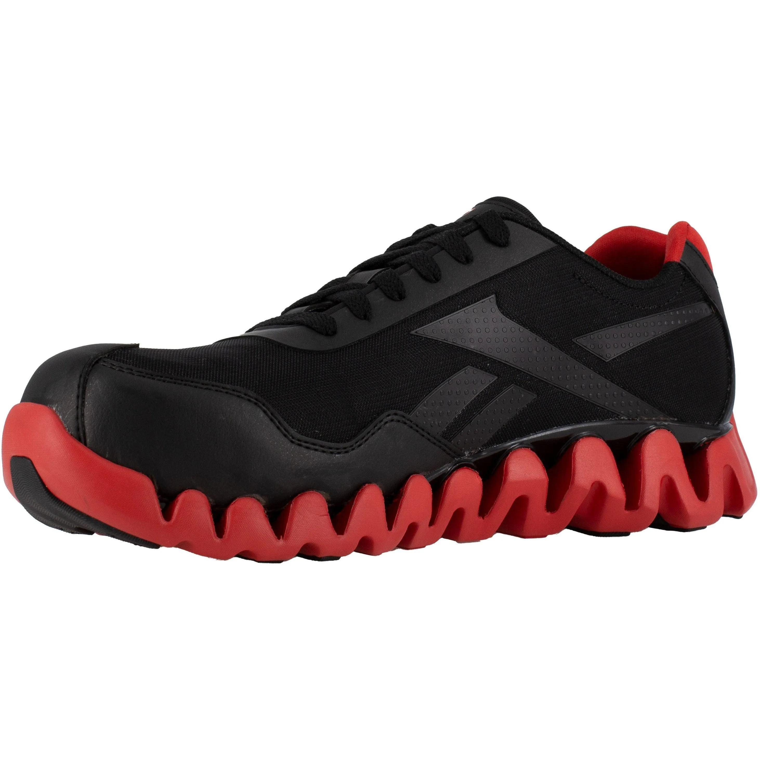 Reebok Men's Zig Pulse Comp Toe Athletic Work Shoe- Black- RB3016