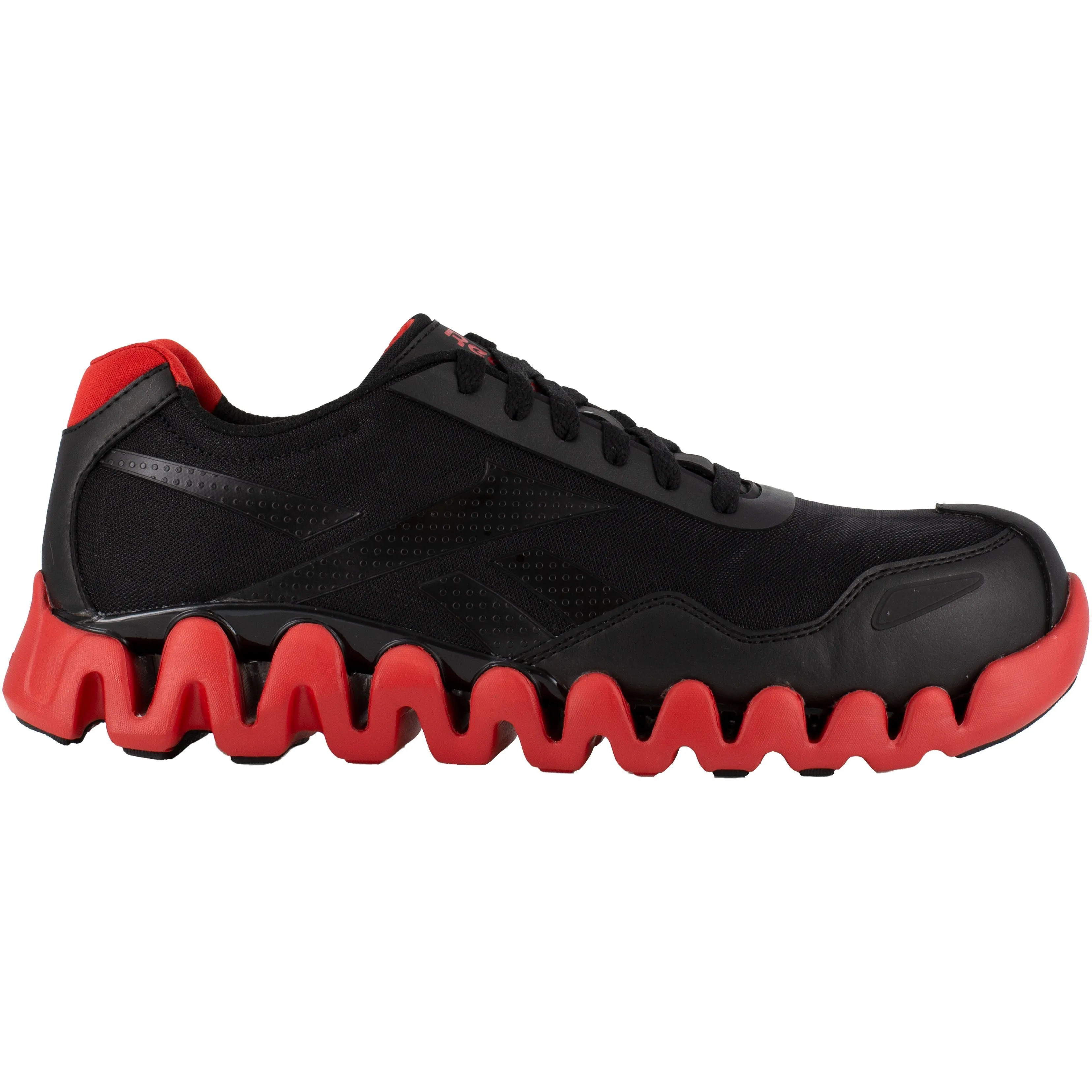 Reebok Men's Zig Pulse Comp Toe Athletic Work Shoe- Black- RB3016