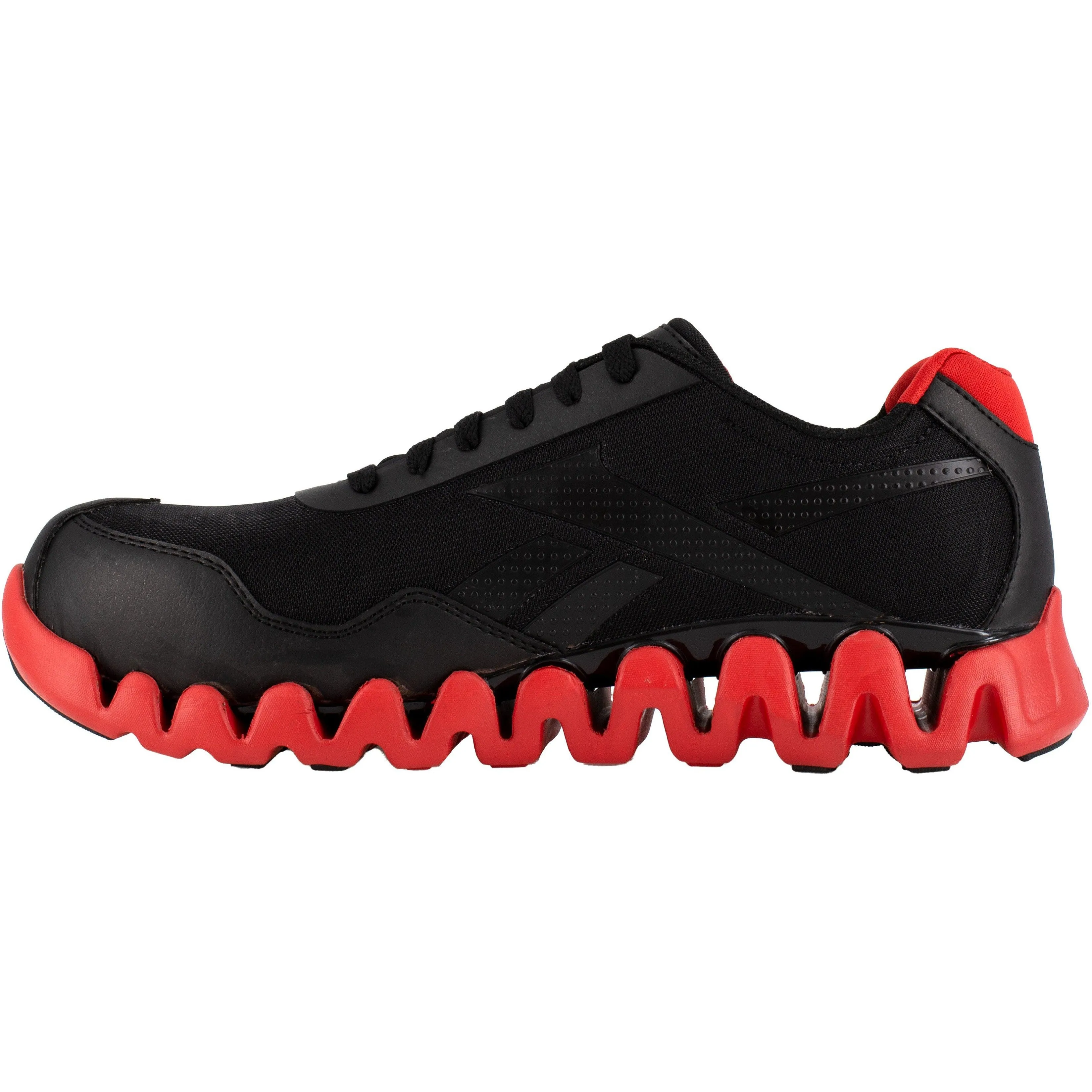 Reebok Men's Zig Pulse Comp Toe Athletic Work Shoe- Black- RB3016