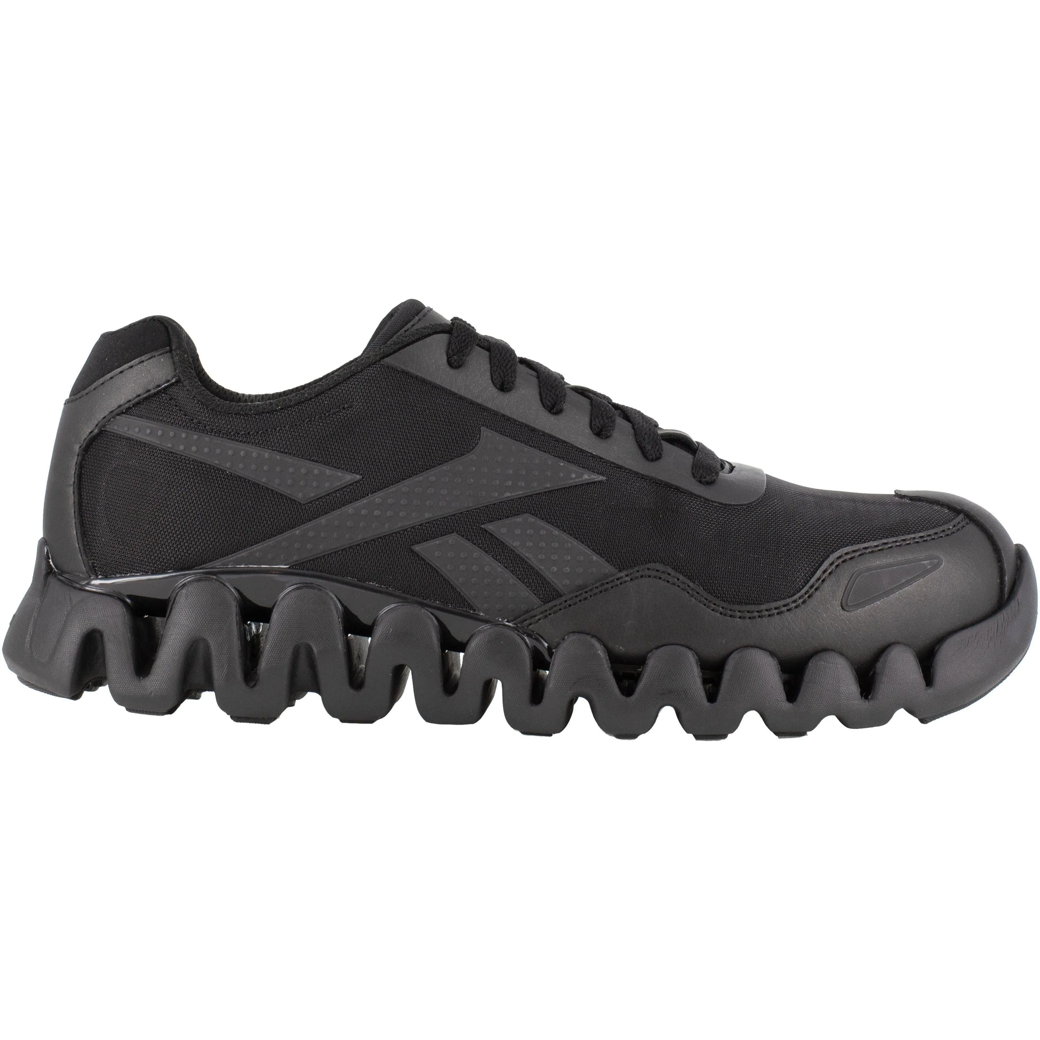 Reebok Men's Zig Pulse Comp Toe Athletic Work Shoe- Black- RB3019