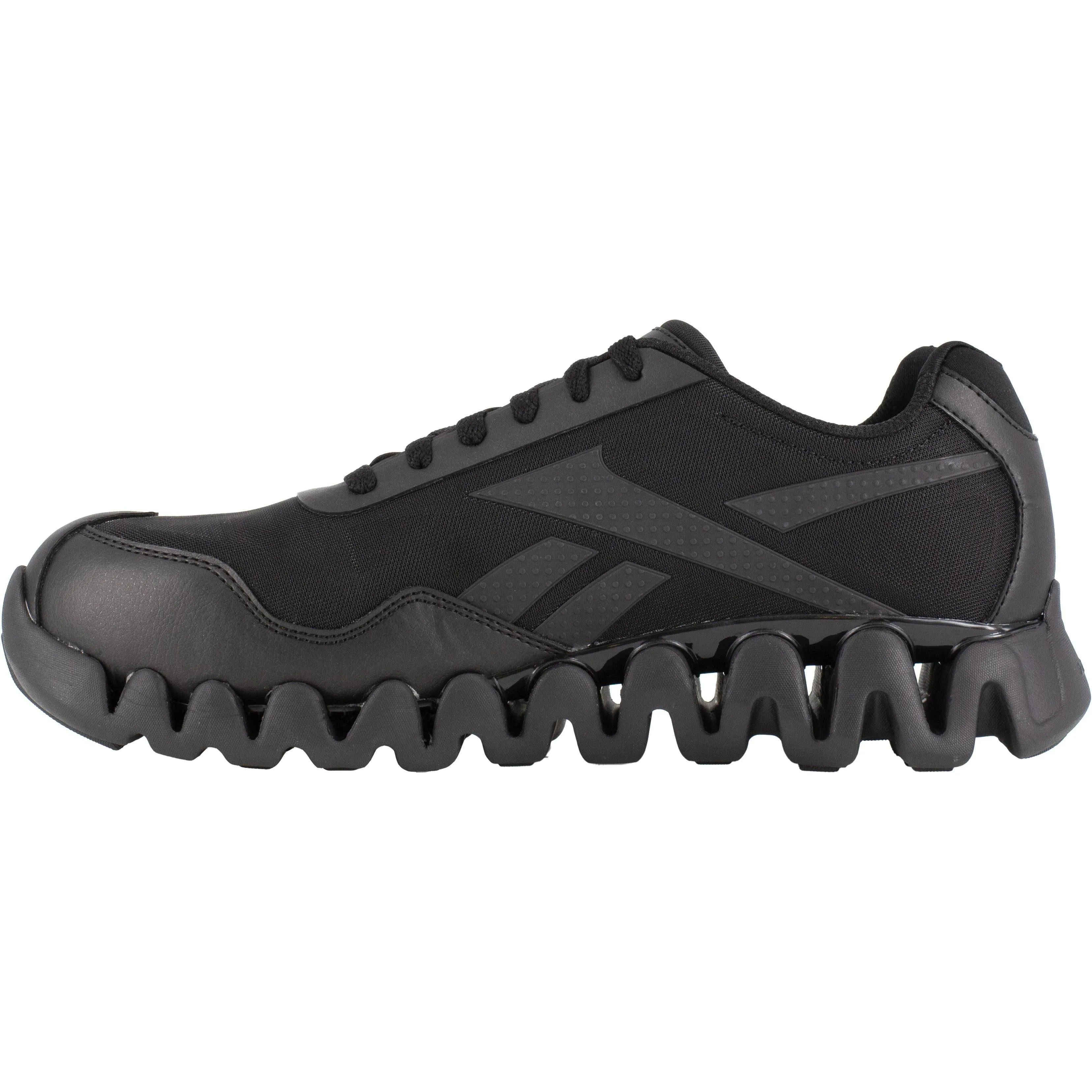 Reebok Men's Zig Pulse Comp Toe Athletic Work Shoe- Black- RB3019