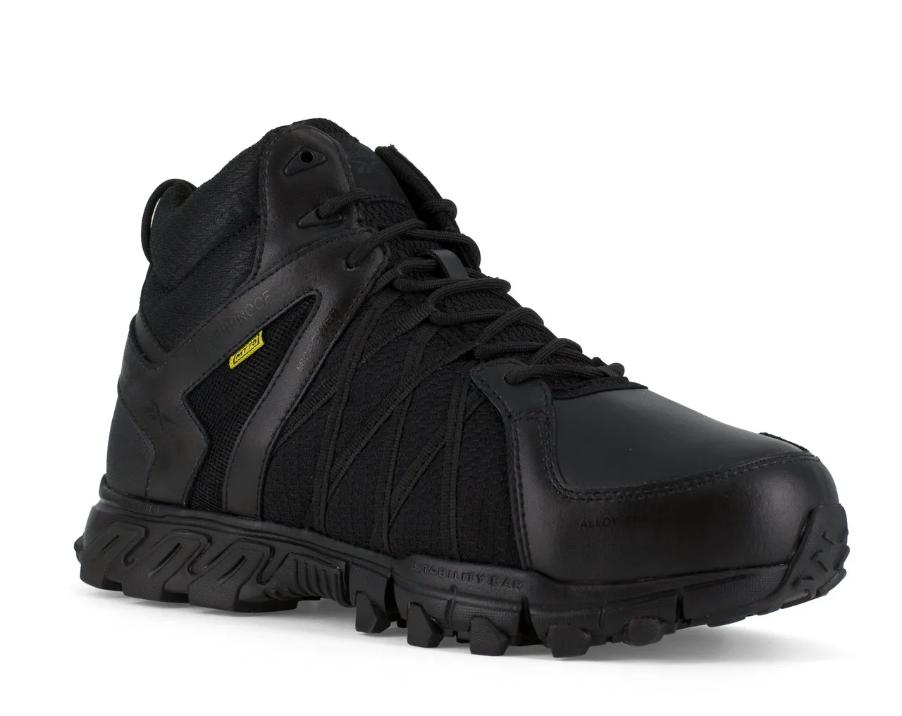 Reebok Women's Trailgrip Alloy Toe CushGuard Athletic Work Shoe - Black - RB345