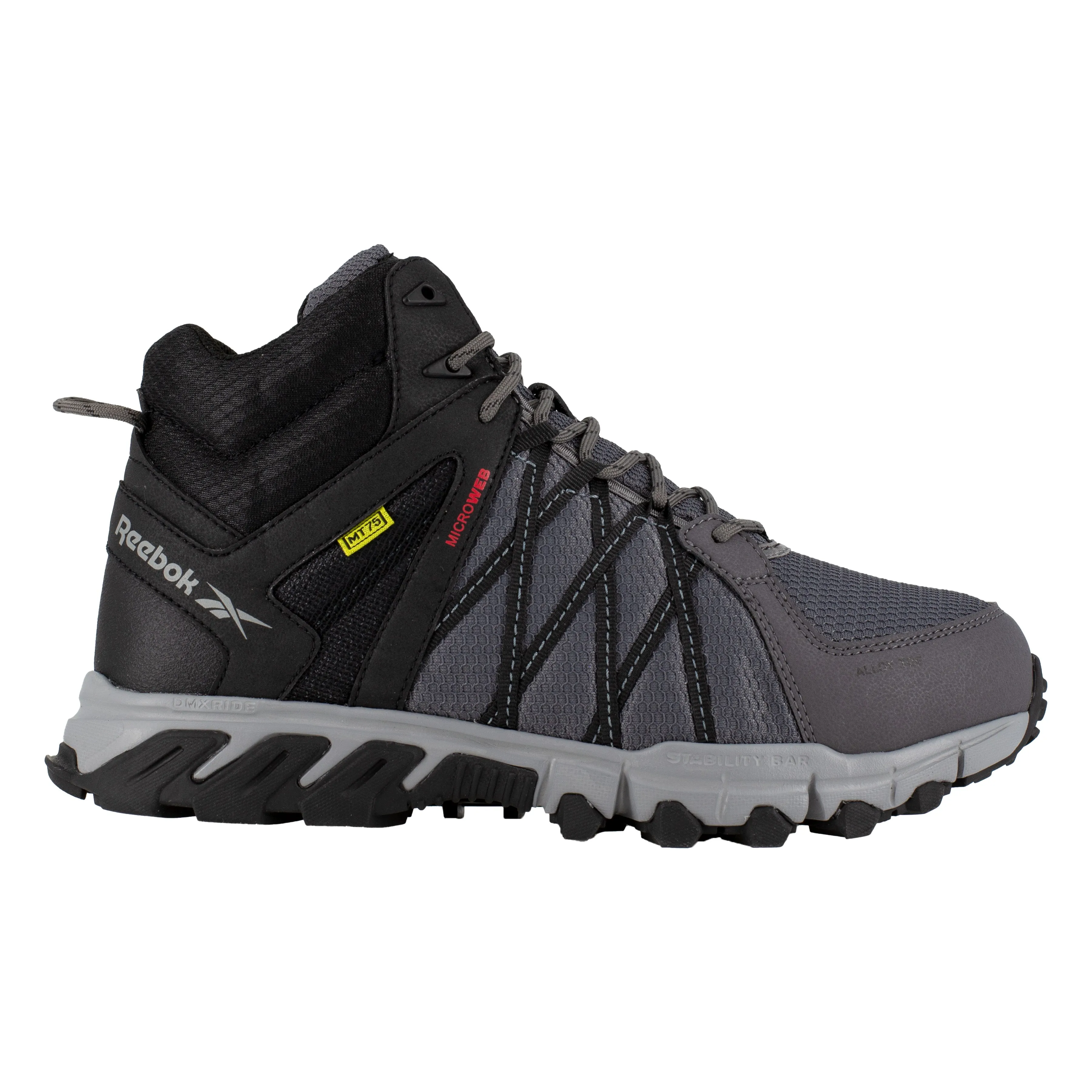 Reebok Women's Trailgrip Alloy Toe CushGuard Athletic Work Shoe - Grey - RB344