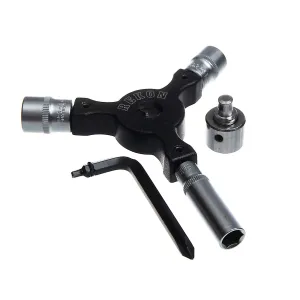 Rekon Black Multi-Function Y-Tool with Axle Rethreader   Bearings Press