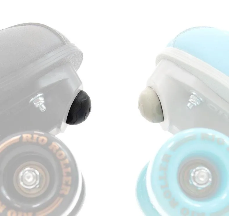 Rio Roller Quad Roller Skate Stopper Jam Plugs - Cream - 5/16" - 5/8"
