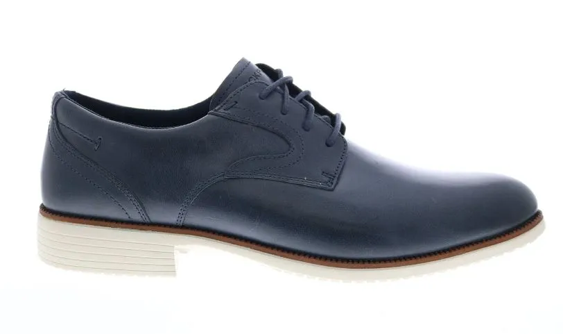 Rockport Men's Total Motion Dress Sport Plain Toe Shoes Blue
