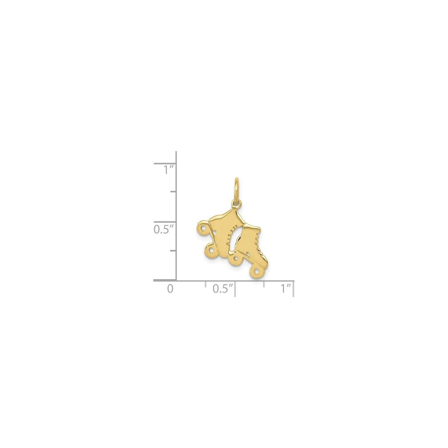 Roller Skates Pendant (14K)
