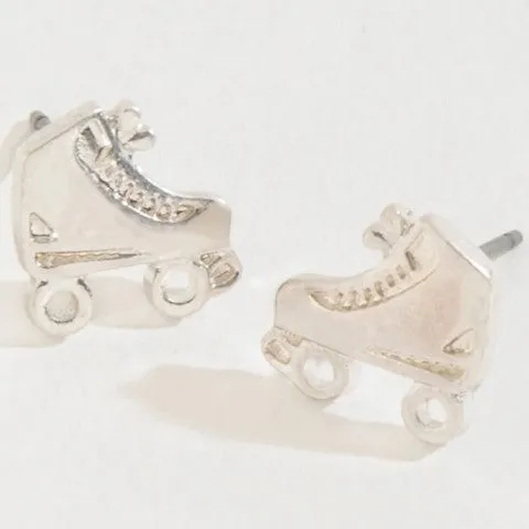 Roller Skates Stud Bud Earrings
