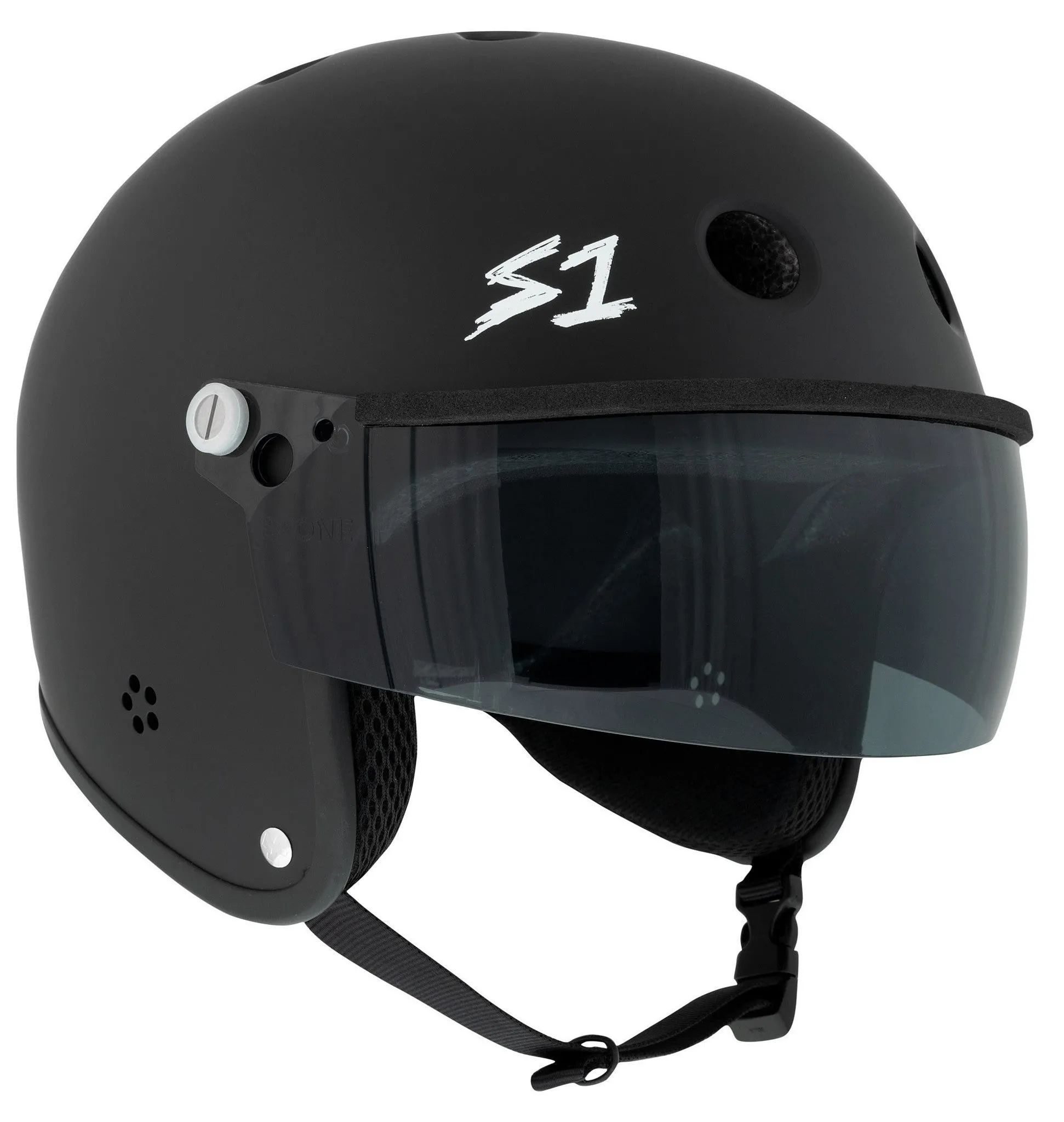 S1 Retro Lifer E-Helmet - Black Matte