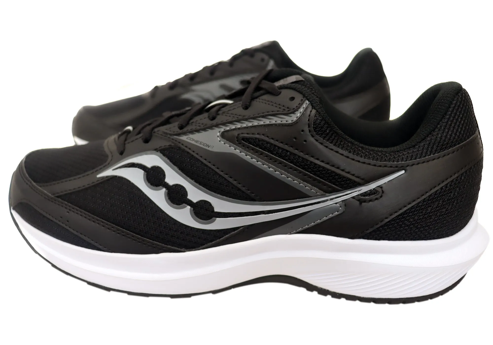 Saucony Mens Cohesion 17 2E Wide Fit Comfortable Athletic Shoes