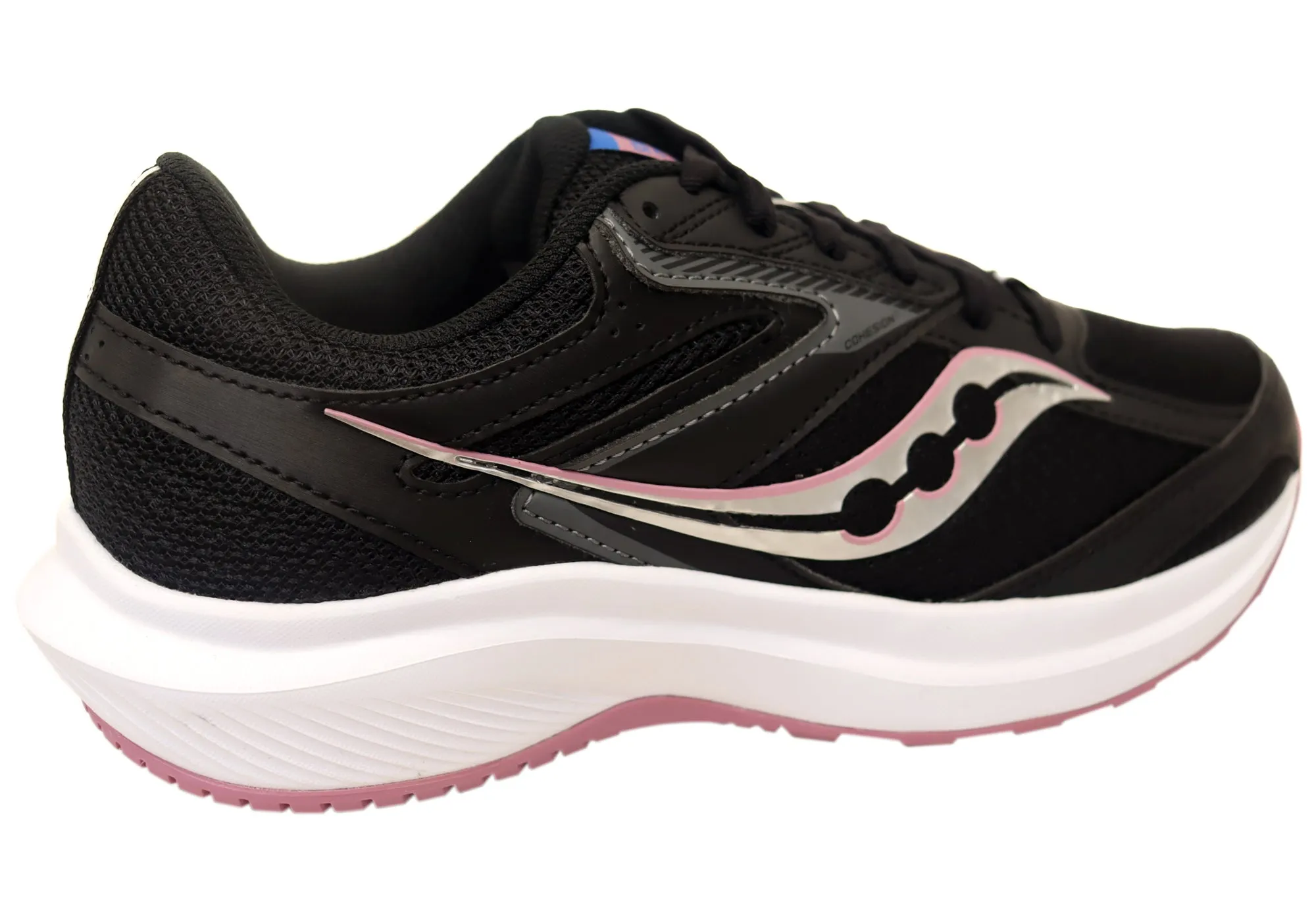 Saucony Womens Cohesion 17 Wide Fit Comfortable Athletic Shoes