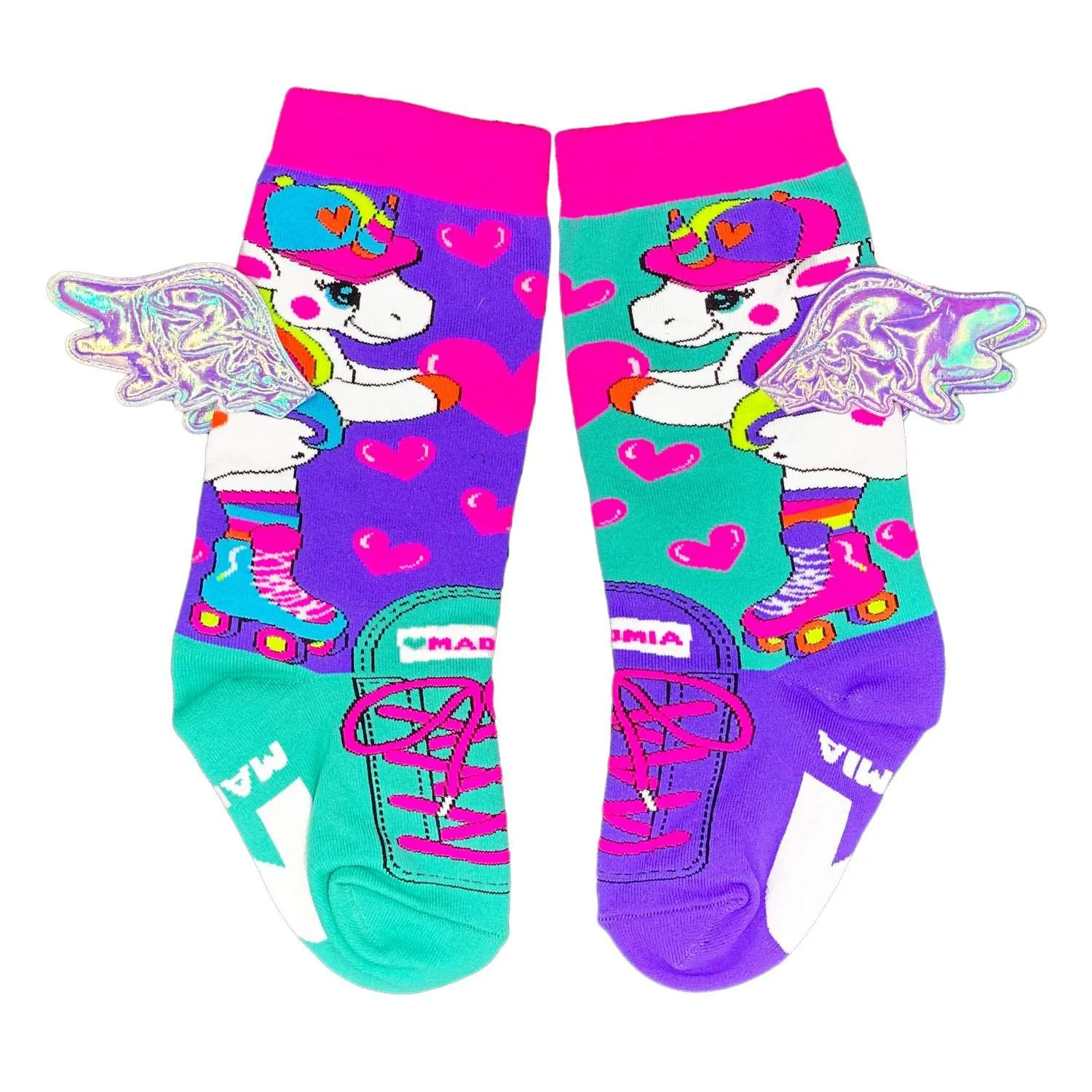 SKATERCORN SOCKS WITH WINGS