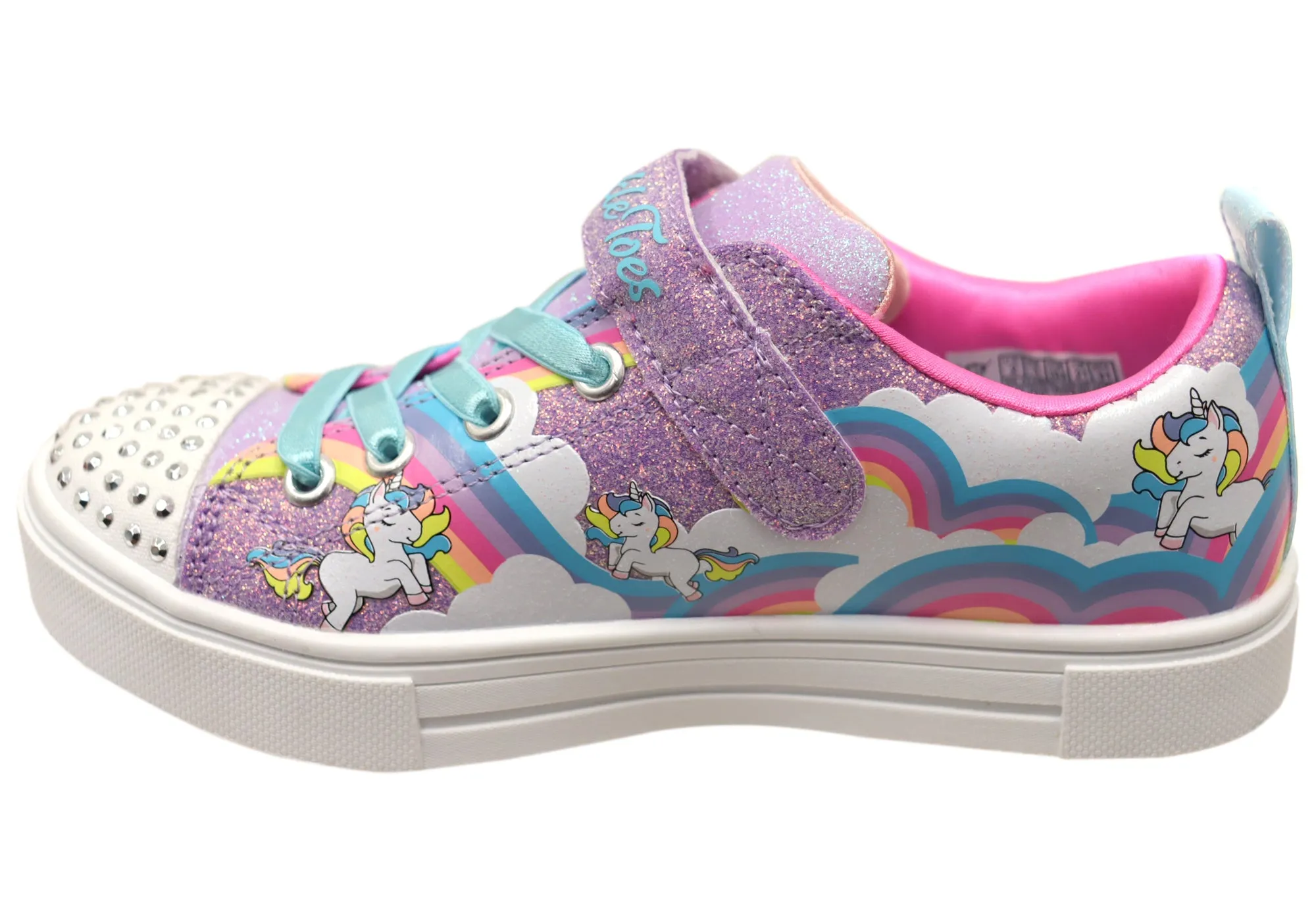 Skechers Girls Kids Twinkle Toes Twinkle Sparks Jumpin Clouds Shoes