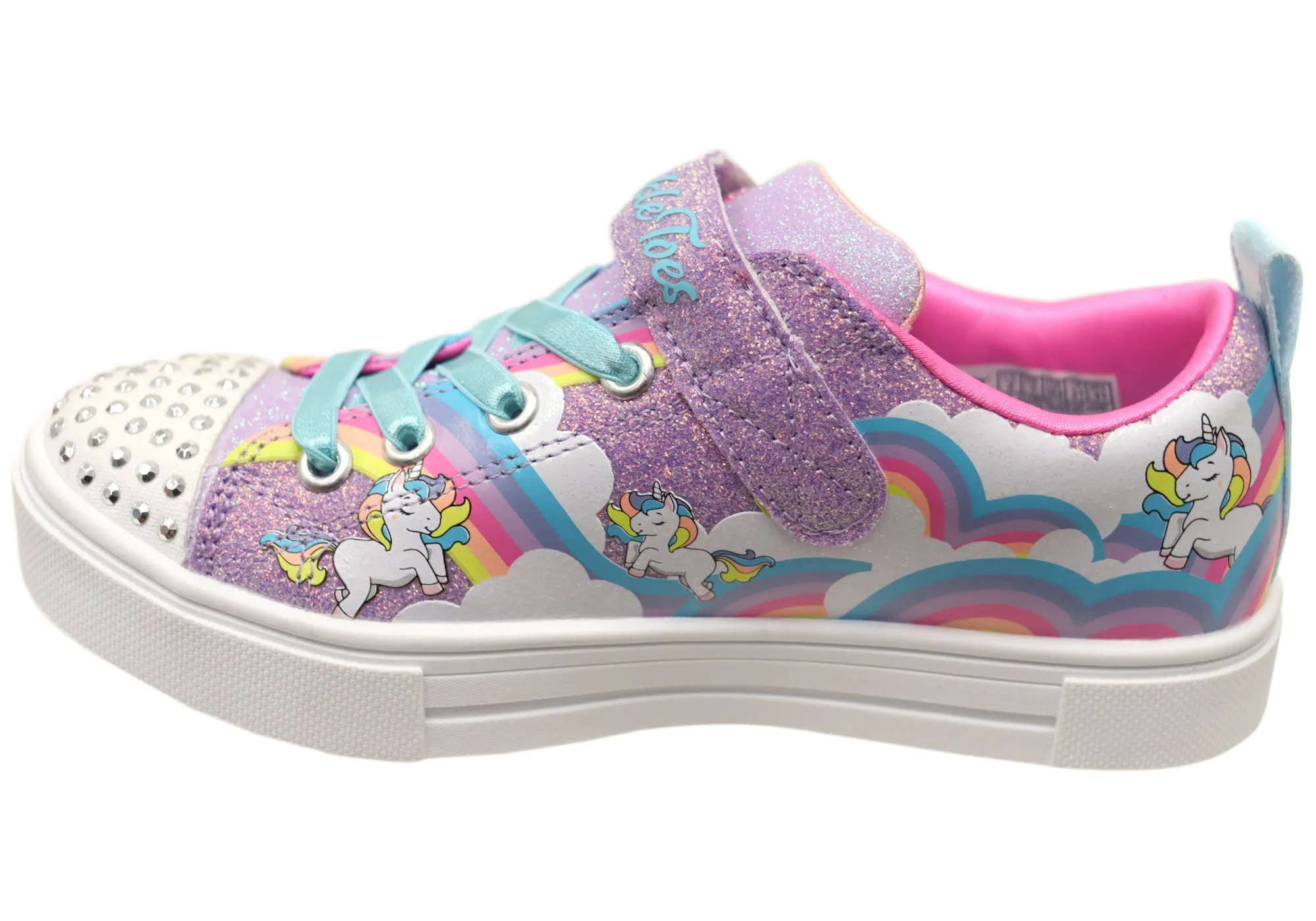 Skechers Girls Kids Twinkle Toes Twinkle Sparks Jumpin Clouds Shoes
