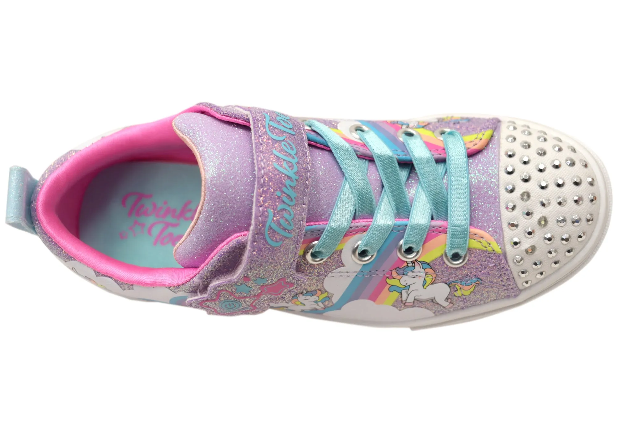 Skechers Girls Kids Twinkle Toes Twinkle Sparks Jumpin Clouds Shoes