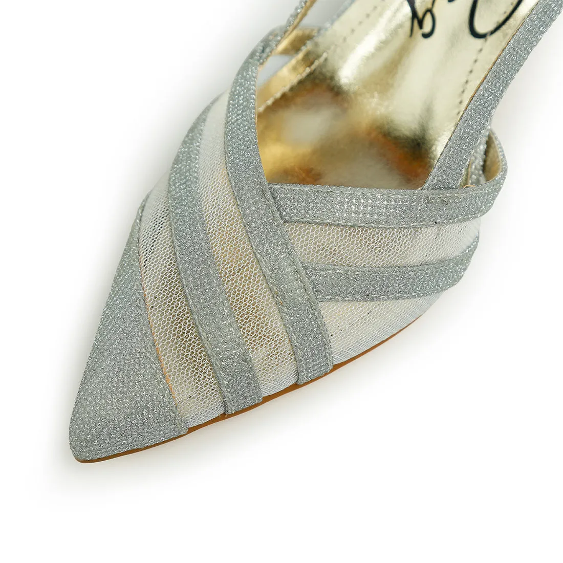 Slingback Kitten Heel Sandals