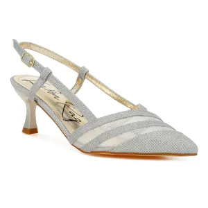 Slingback Kitten Heel Sandals
