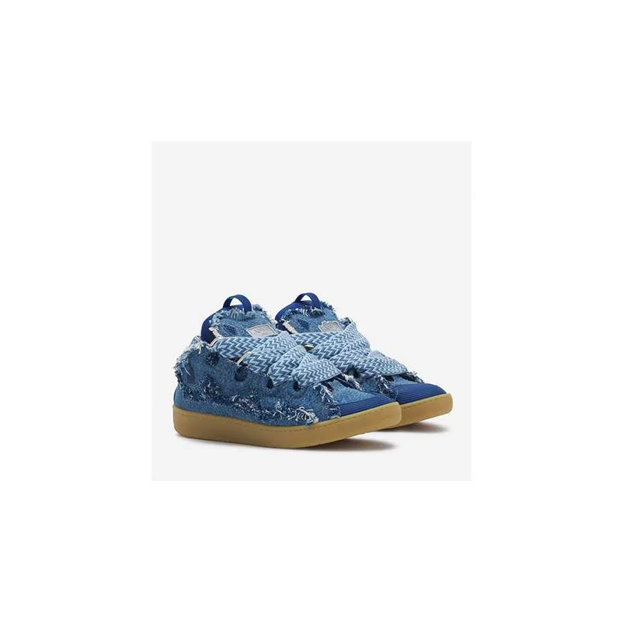 Sneakers Curb en Denim Bleu Lanvin Homme | Toulouse