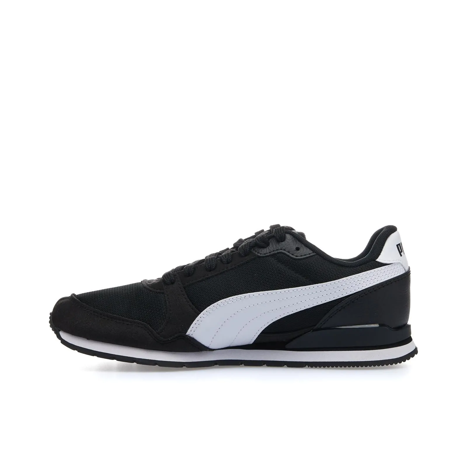 Sneakers da ragazzo nere e bianche ST Runner v3 Mesh da palestra