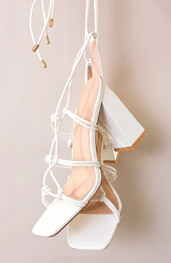 Strik Heels Wit