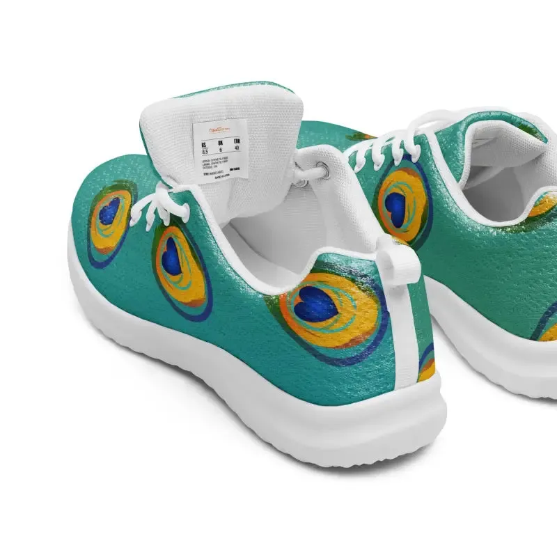 Strut in Peacock Feather Athletic Shoes