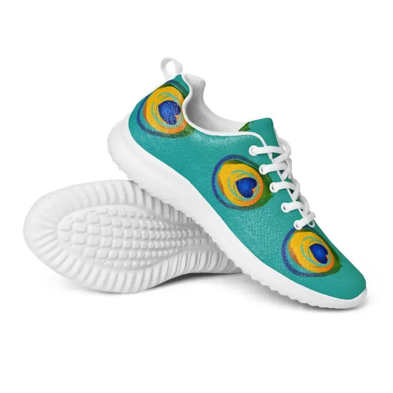 Strut in Peacock Feather Athletic Shoes