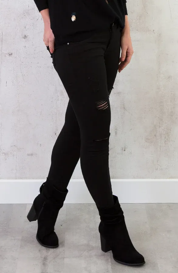 Suede Heels Zwart Limited