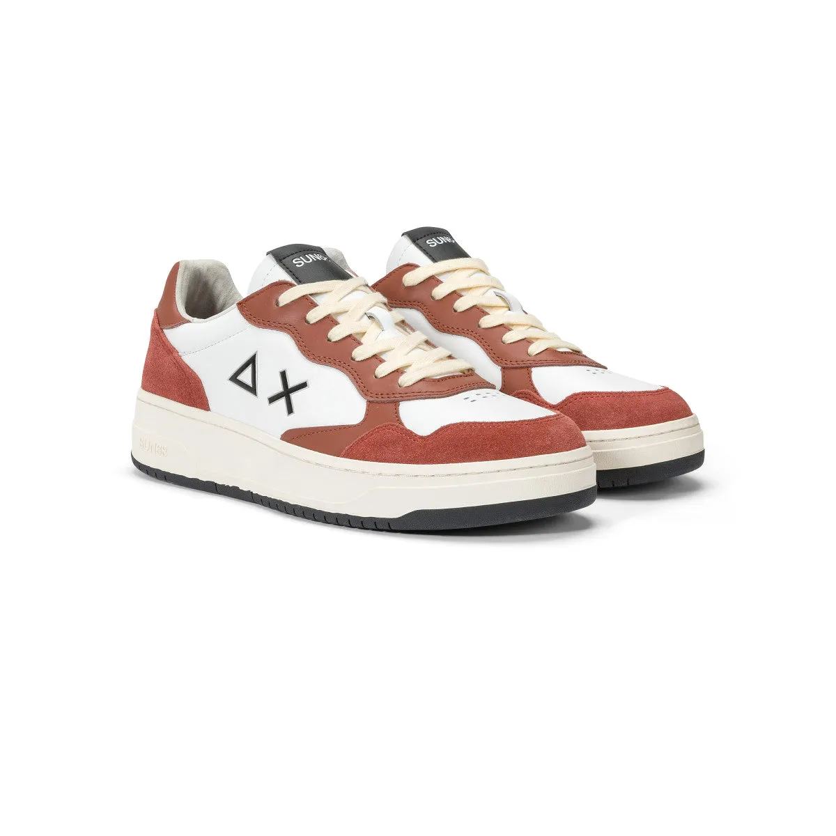 SUN68 BIG BASKET RUST SNEAKERS FOR MEN