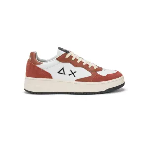 SUN68 BIG BASKET RUST SNEAKERS FOR MEN