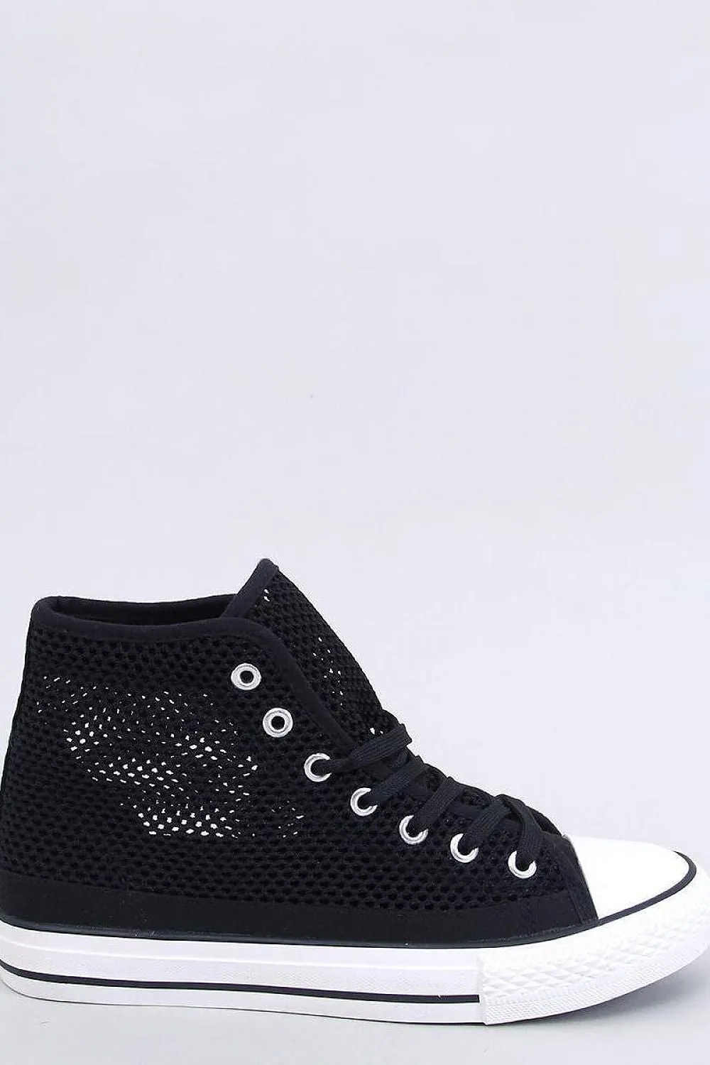 TEEK - Black Mesh Sneakers
