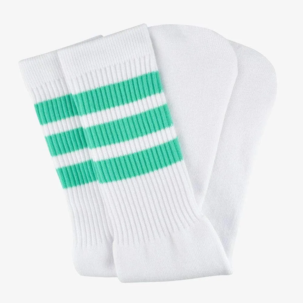 Triple Stripes Knee High Skater Tube Socks