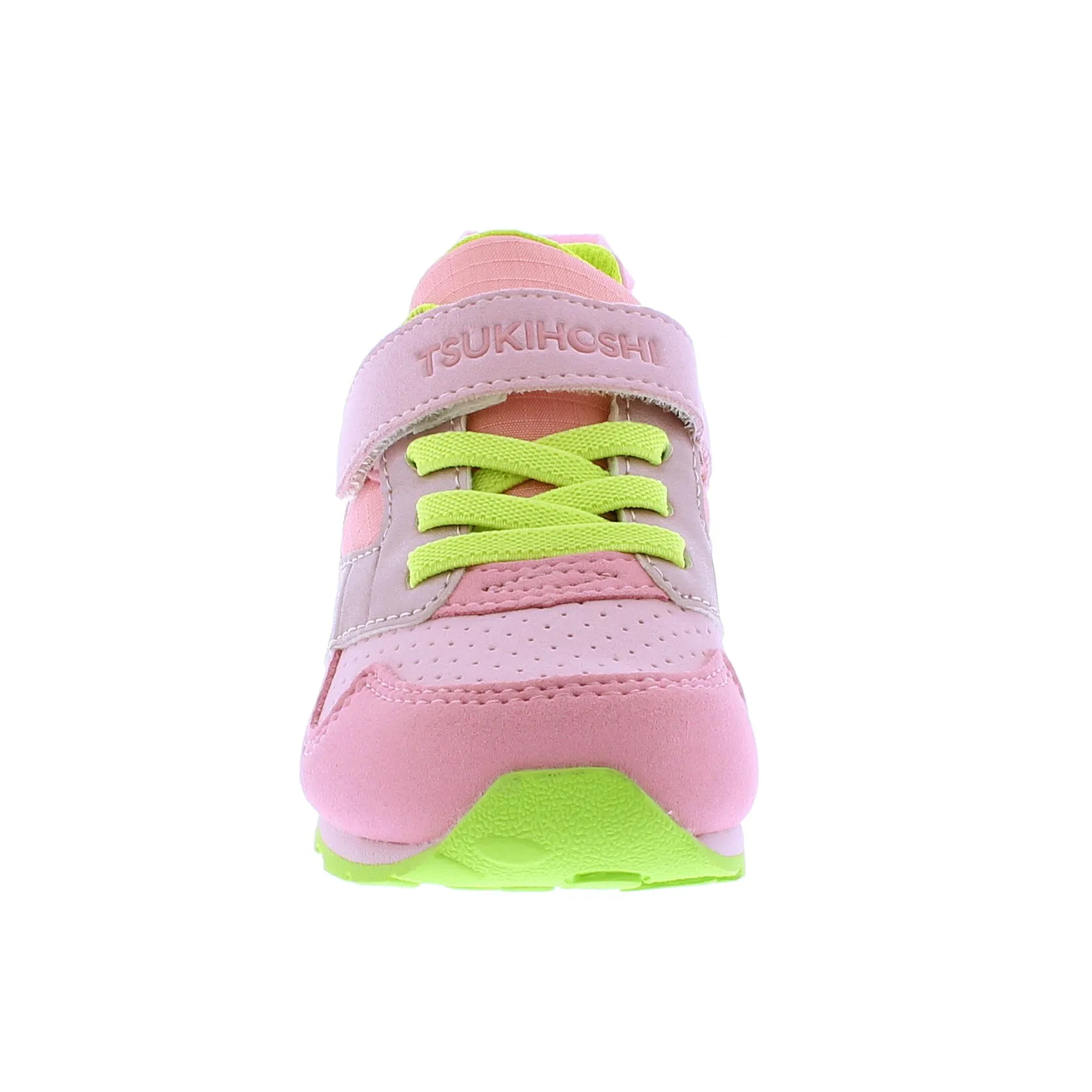 Tsukihoshi Child (Sizes 7 to 13) Racer Sneaker - Pink/Apple