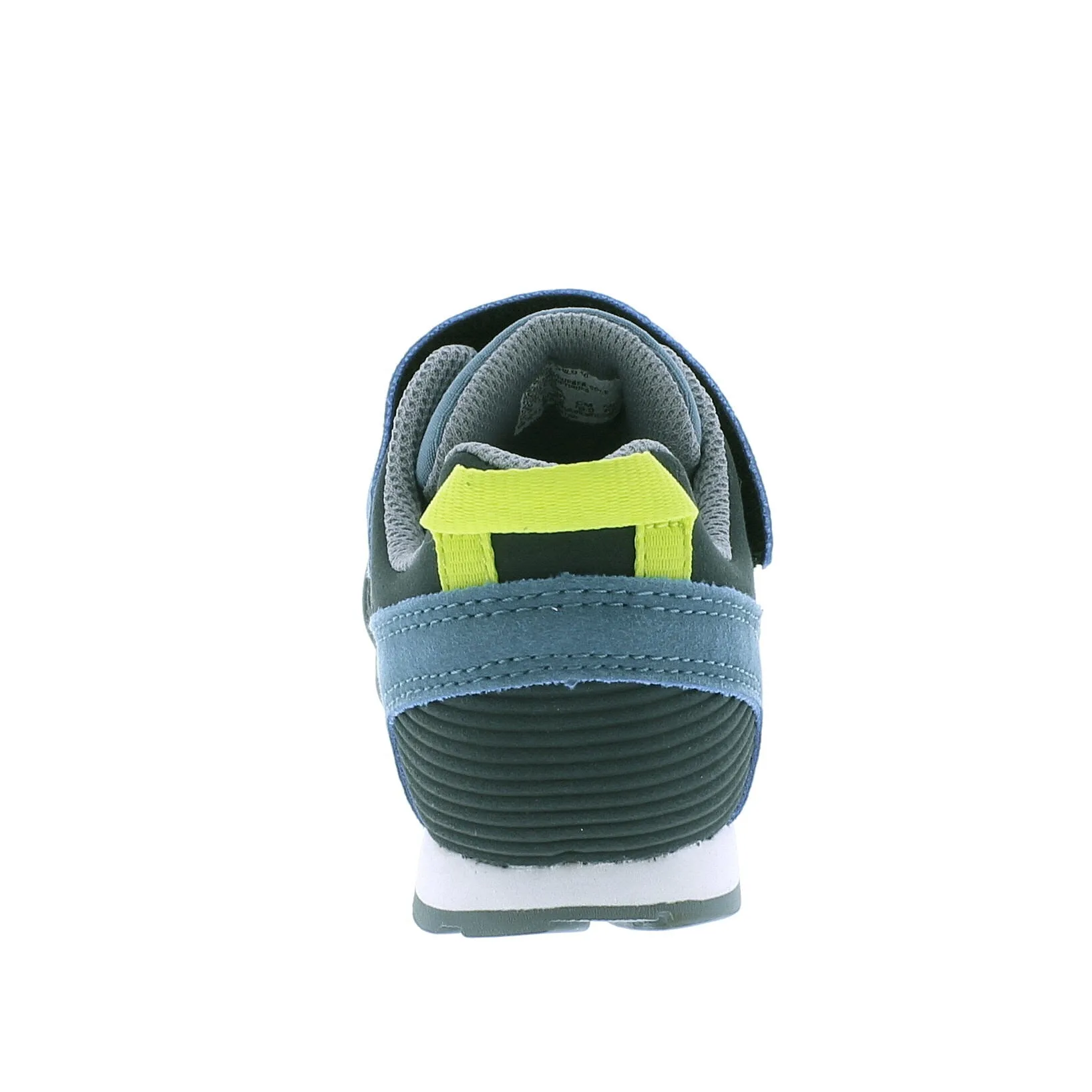 Tsukihoshi Child (Sizes 7 to 13) Racer Sneaker - Sea/Lime