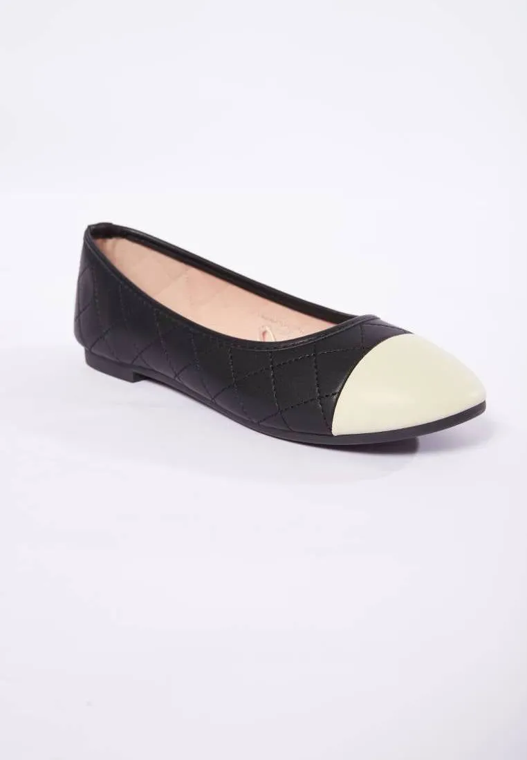 Two Tone Flat Shoes