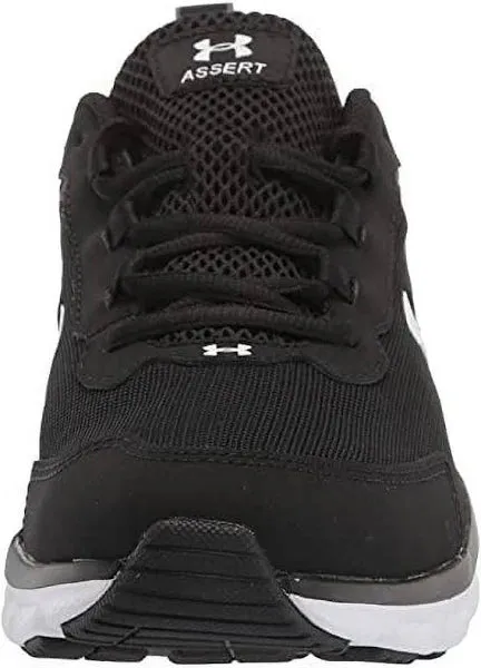 Under Armour Assert 9 Wide Jet Gray/White Size 7Y Boys' New