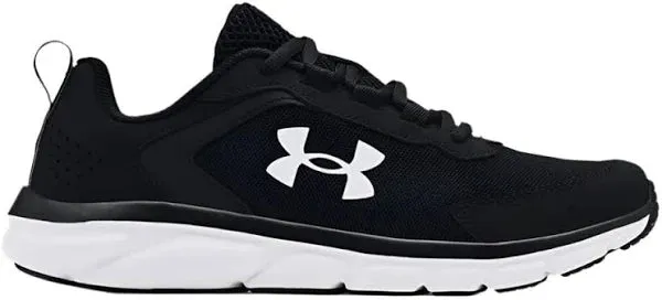 Under Armour Assert 9 Wide Jet Gray/White Size 7Y Boys' New