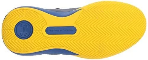 Under Armour Boys' Grade School Launch Basketball Shoe, Academy (402)/Royal, 6.5