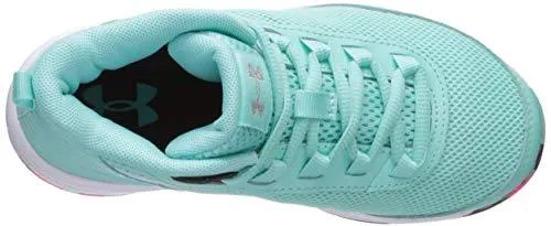 Under Armour Girls' Pre School Jet 2018 Basketball Shoe, Mermaid (300)/Black, 10.5K M US Little Kid