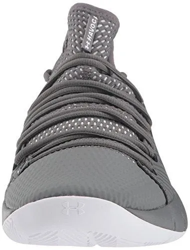 Under Armour Men's Drive 5 Low Basketball Shoe, Graphite (101)/White, 15