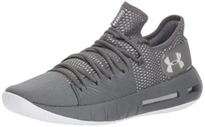 Under Armour Men's Drive 5 Low Basketball Shoe, Graphite (101)/White, 15
