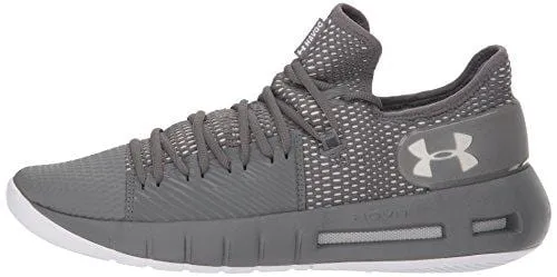Under Armour Men's Drive 5 Low Basketball Shoe, Graphite (101)/White, 15